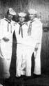 C Fiscus J Cara R casey Honolulu July 1945